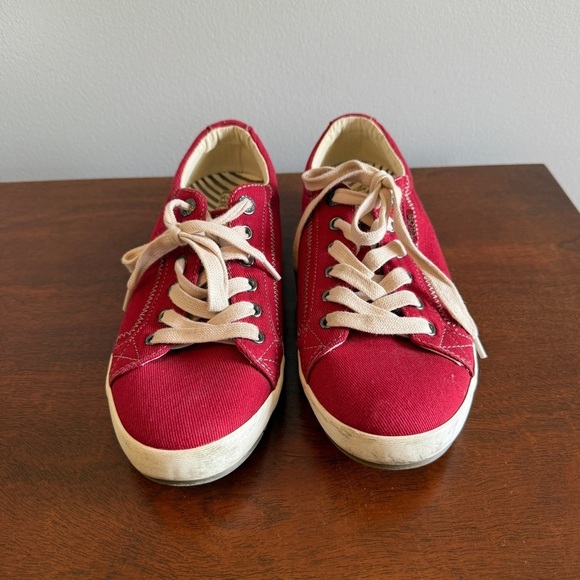 Taos Footwear Red Women's Sneakers - Picture 3 of 6